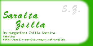 sarolta zsilla business card